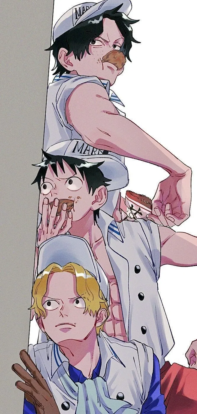 Ace, Sabo and Luffy