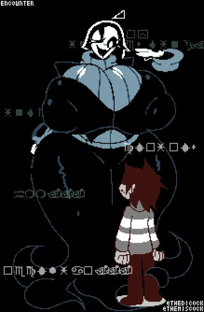 W.D. Gas(s)ter — Goopy boobs made when people were drawing gaster fat fucking tits