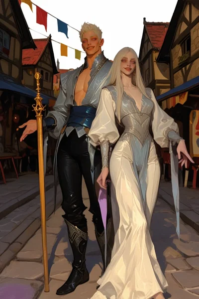 Riven and Lira Twinshade (Zodiac Sign Gemini)