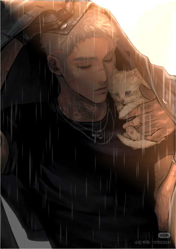 The gangster is rescuing a kitten | Nael