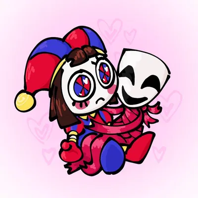 Pomni and gangle 