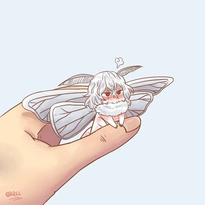 Tomura Shigaraki, but he's a moth 🦋
