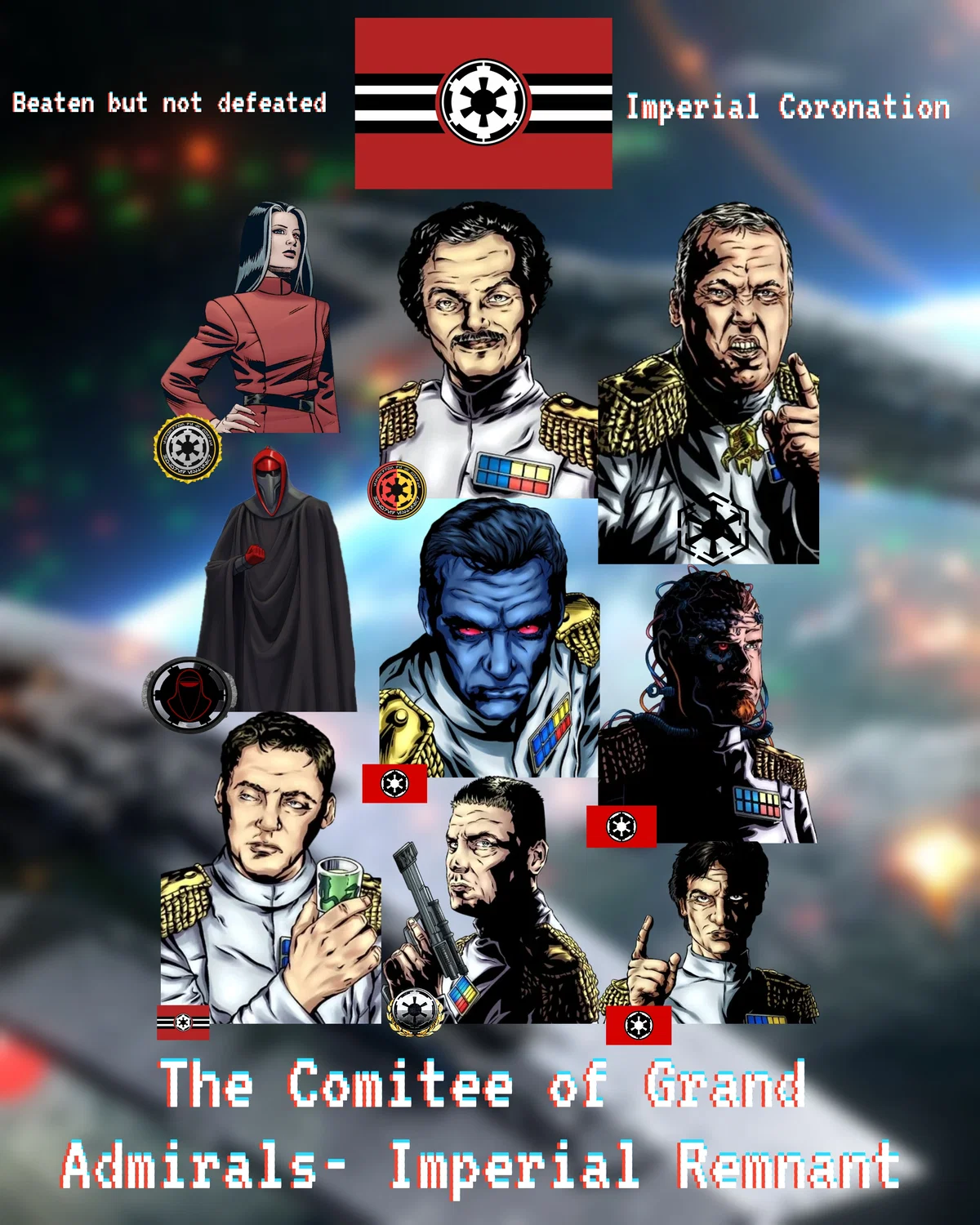 THE NEW GALACTIC EMPORER | Comitee of Grand Admirals | Star Wars AU