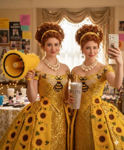 Prudence & Philippa Featherington | The Sorority Socialites