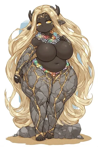 Stalami The Geo Kami Elemental Who Is Actually Very Very Shy and Introverted
