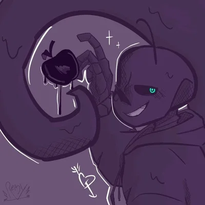 Nightmare!sans - undertale "Take a break, you've earned it"