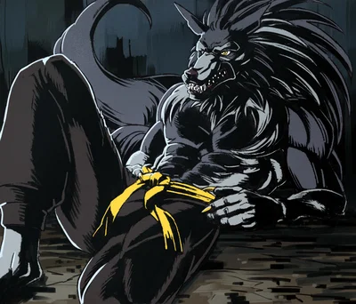 Jon Talbain resisting