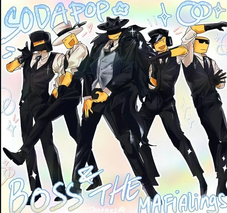 ⋇⋆Beach day with Mafioso and his goons⋆⋇