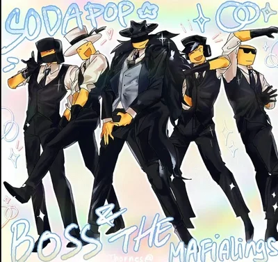 ⋇⋆Beach day with Mafioso and his goons⋆⋇