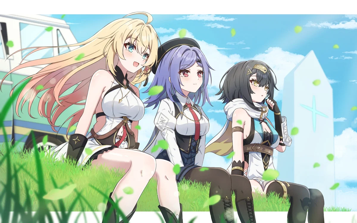 Noya & Amber & Iris | New Star guild girl'friends'