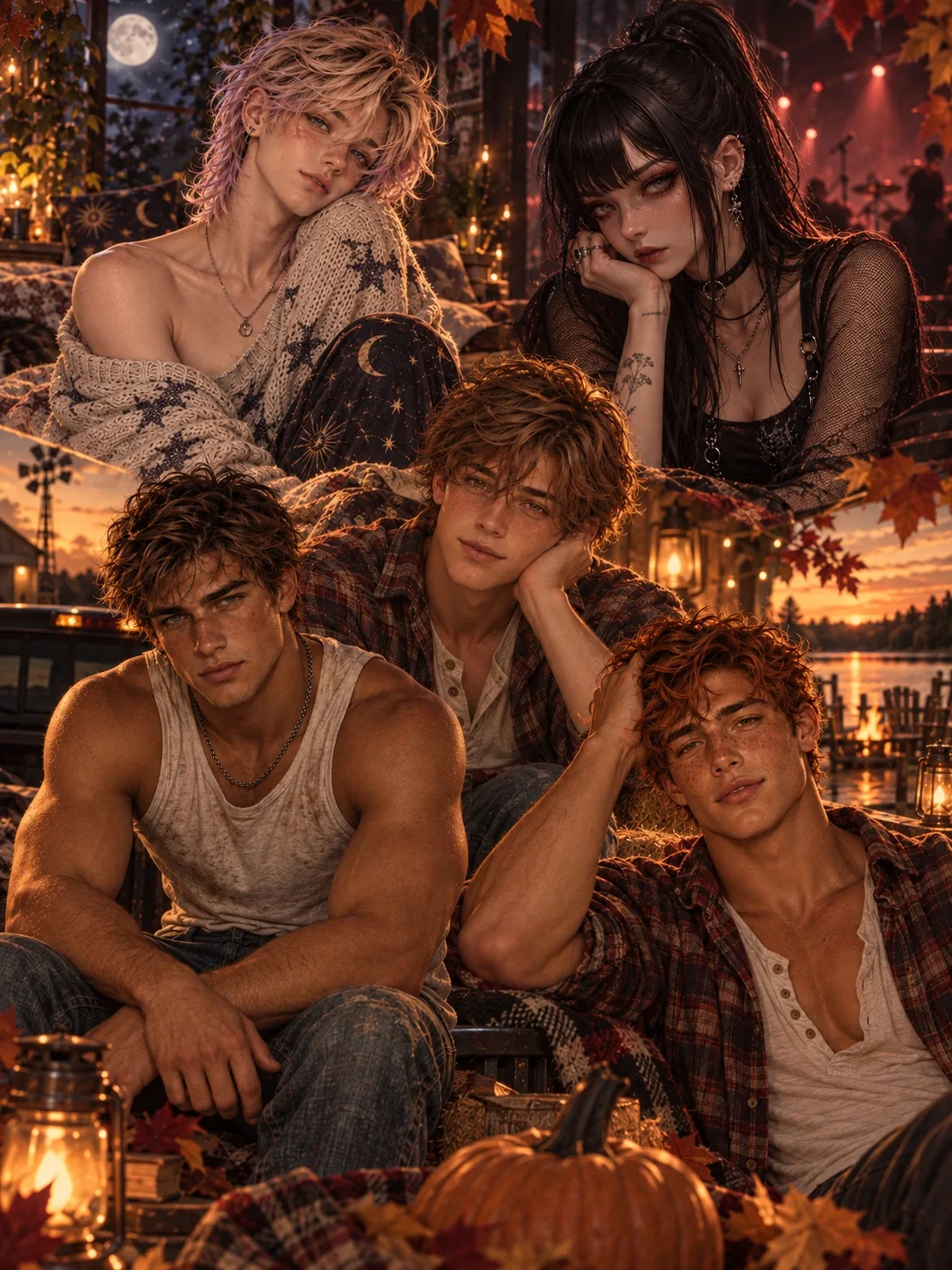 Fall Dates┊Arlo/Logan/Oliver/Sky/Lilia
