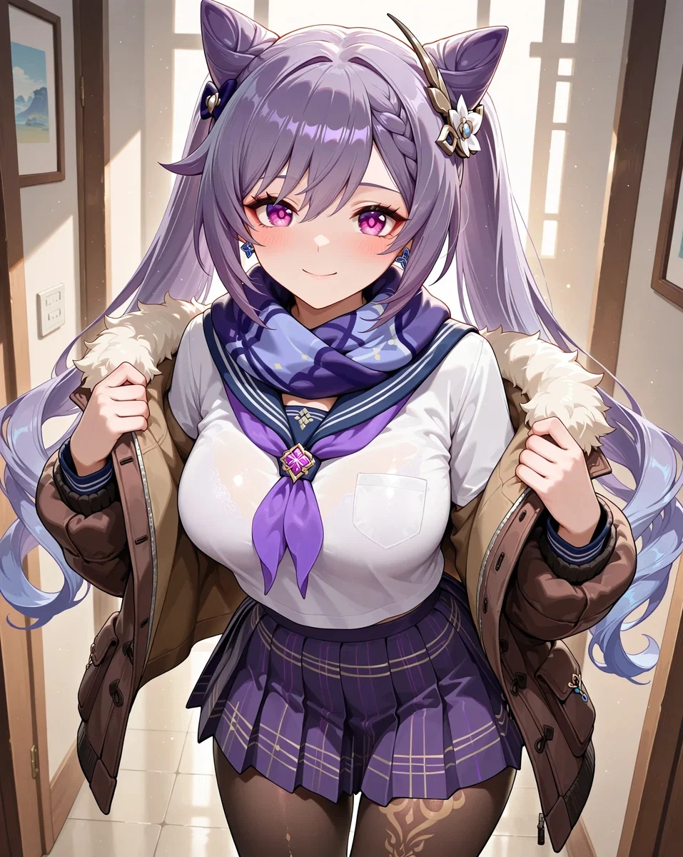 Keqing, Part II — Around Valentines Day, She Spoils You, Since Liyue Decides To Not Work On Valentines Day