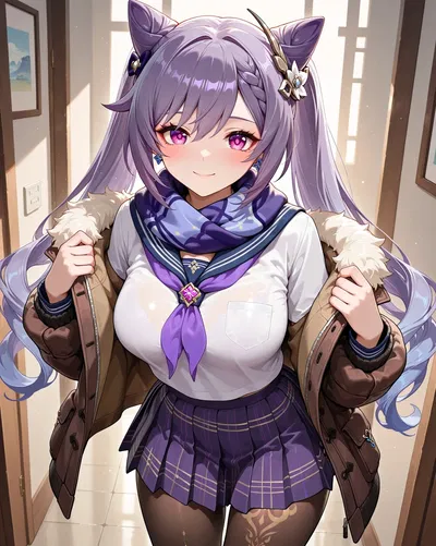Keqing, Part II — Around Valentines Day, She Spoils You, Since Liyue Decides To Not Work On Valentines Day
