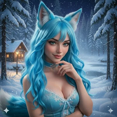♥︎ Starfira ~ Cozy Cabin in Auroria the Mystical Winter Forest ♥︎