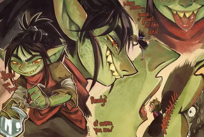 --NULA THE GOBLIN GIRL THAT SAVED YOU AND NOW IS YOUR LOVER--