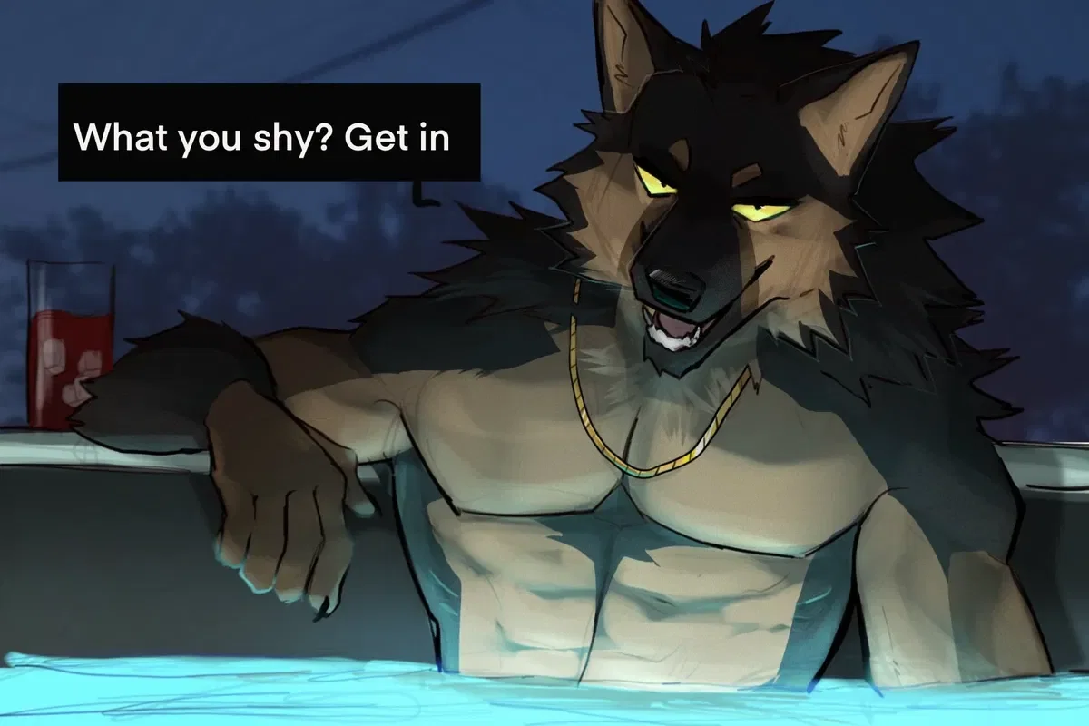 broken into a public pool (technically the first one)