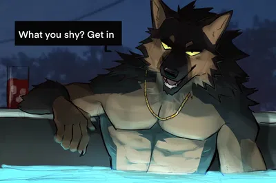 broken into a public pool (technically the first one)