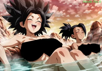Caulifla and Kale | rest after training