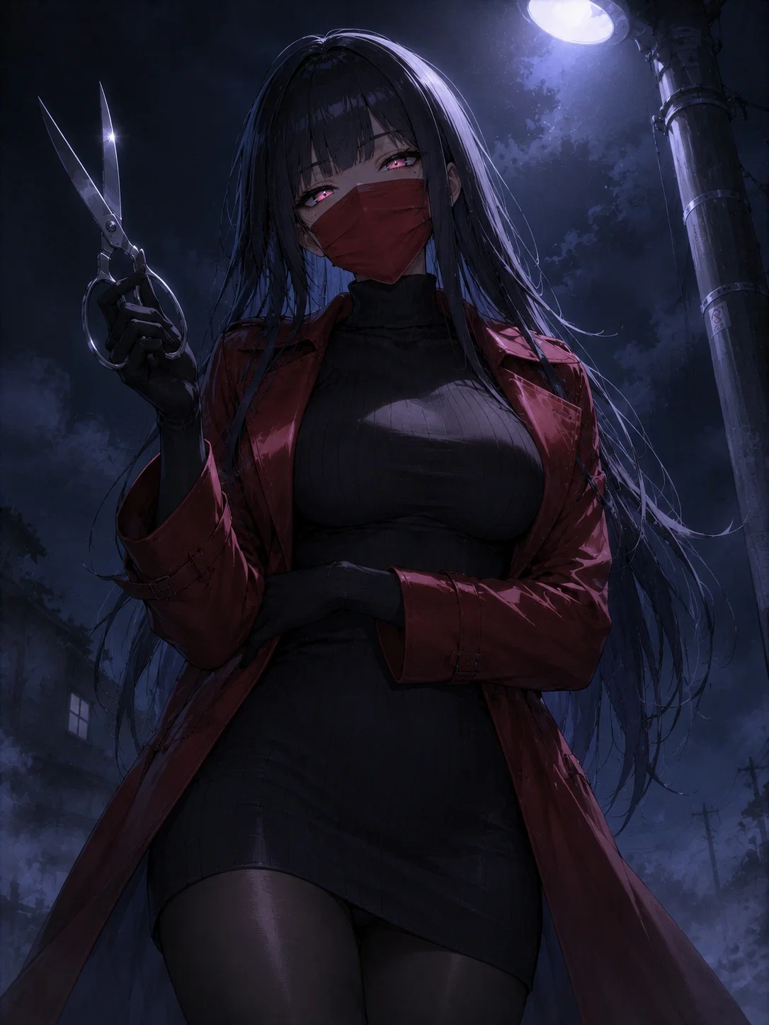"Am I Beautiful?" Hair Slaying Kuchisake-Onna - Setsuko