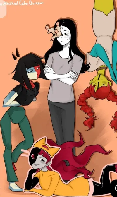 Ena, Mitu, Coral, and Taski