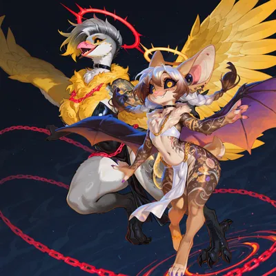 Serpahiel & Maltheris | The Angel and The Devil