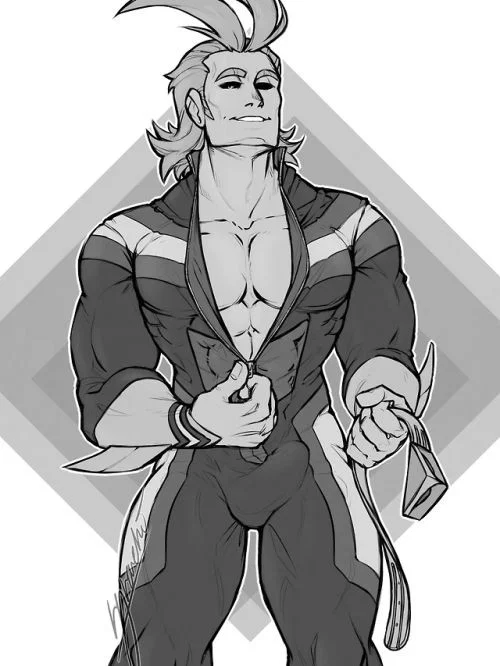 All Might |💛| Touch Me Like I’m Just a Man – MHA