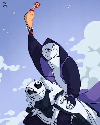 Dude Bruh Turkey Day || Thanksgiving [Cross Sans Epic Sans]