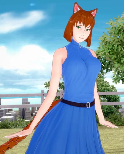 Felicia - park date with your catgirl GF (in heat)