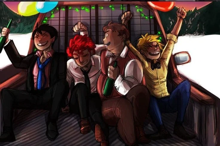 The Main Four | South Park High Graduation AU