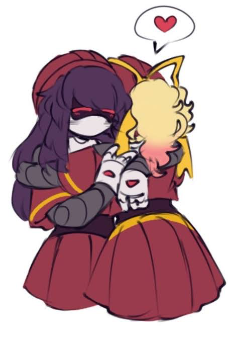 “Wanna start a Love Triangle?” - Doll and Lizzy
