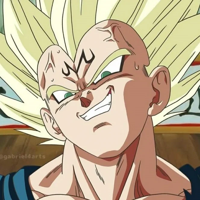 Majin Vegeta | “You'll fight with me, unless, of course, you want more bodies to pile up on your conscience.”