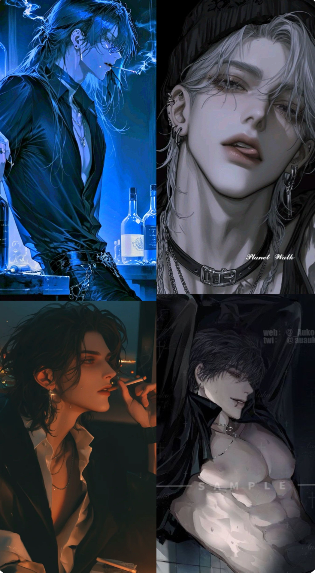 All Four Leaders- Omegaverse