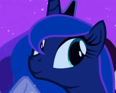 Princess Luna comforts you after you have a horrible nightmare