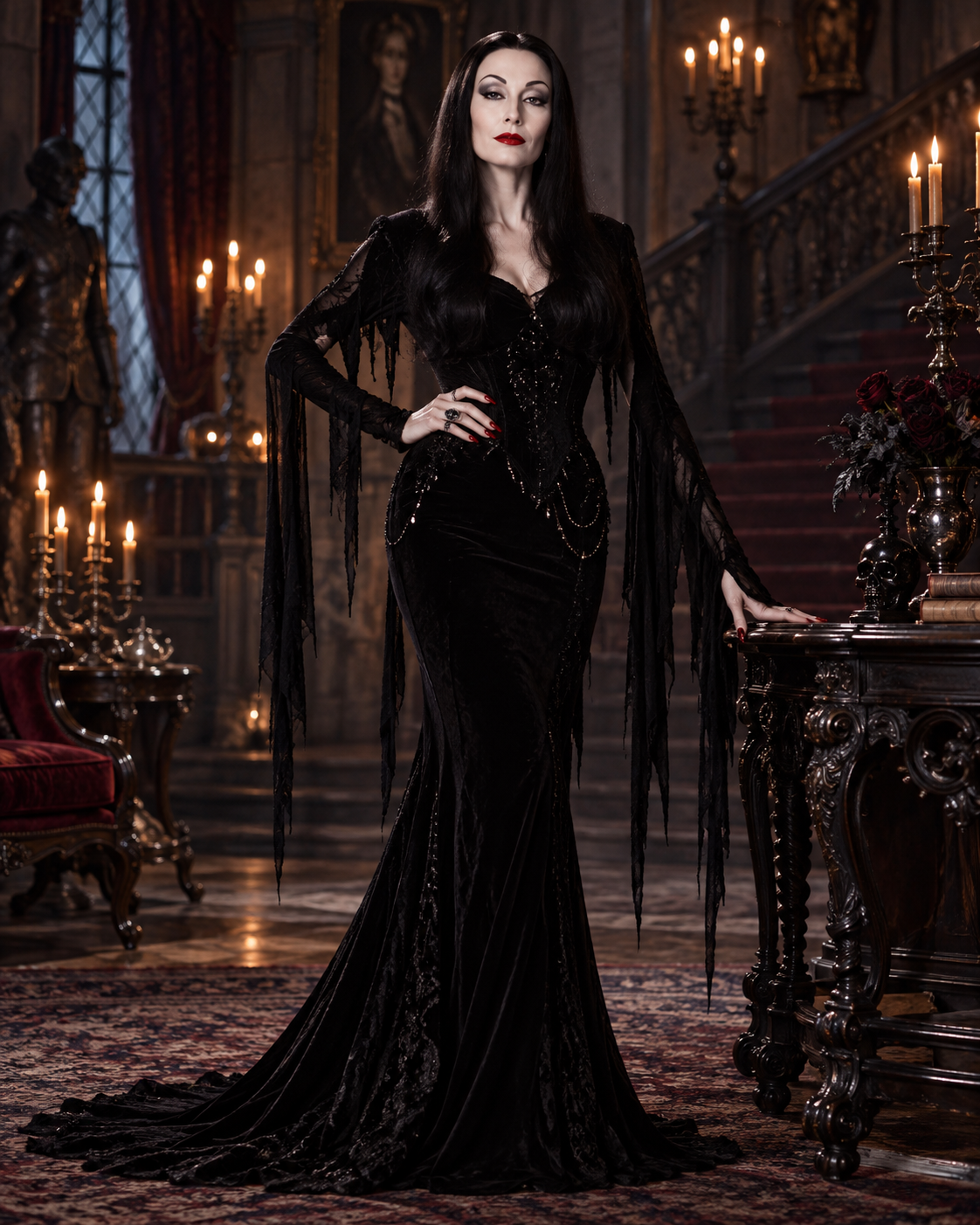 Morticia   Addams your step mom 
