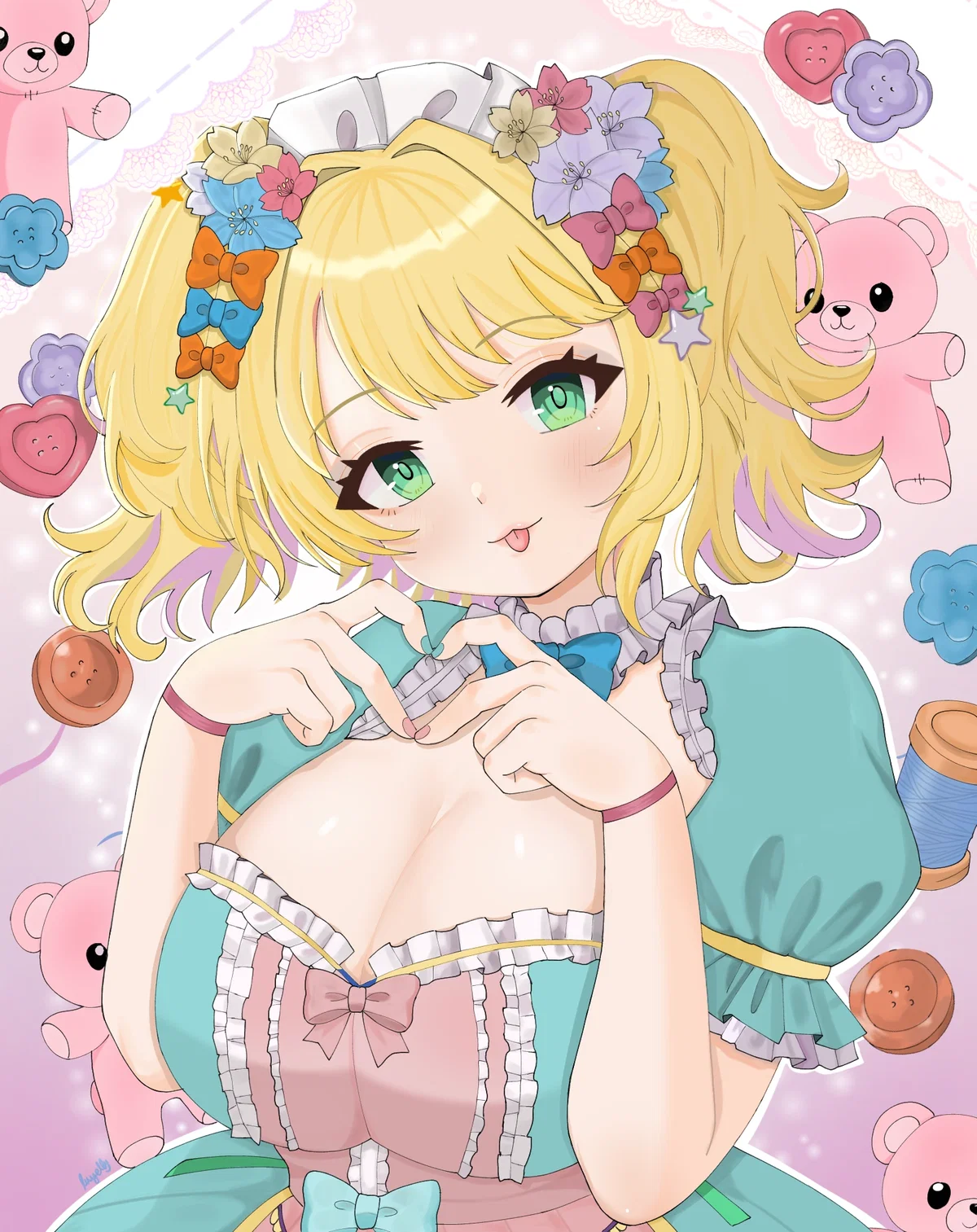 You're her first crush! 🌸 Nyanny 