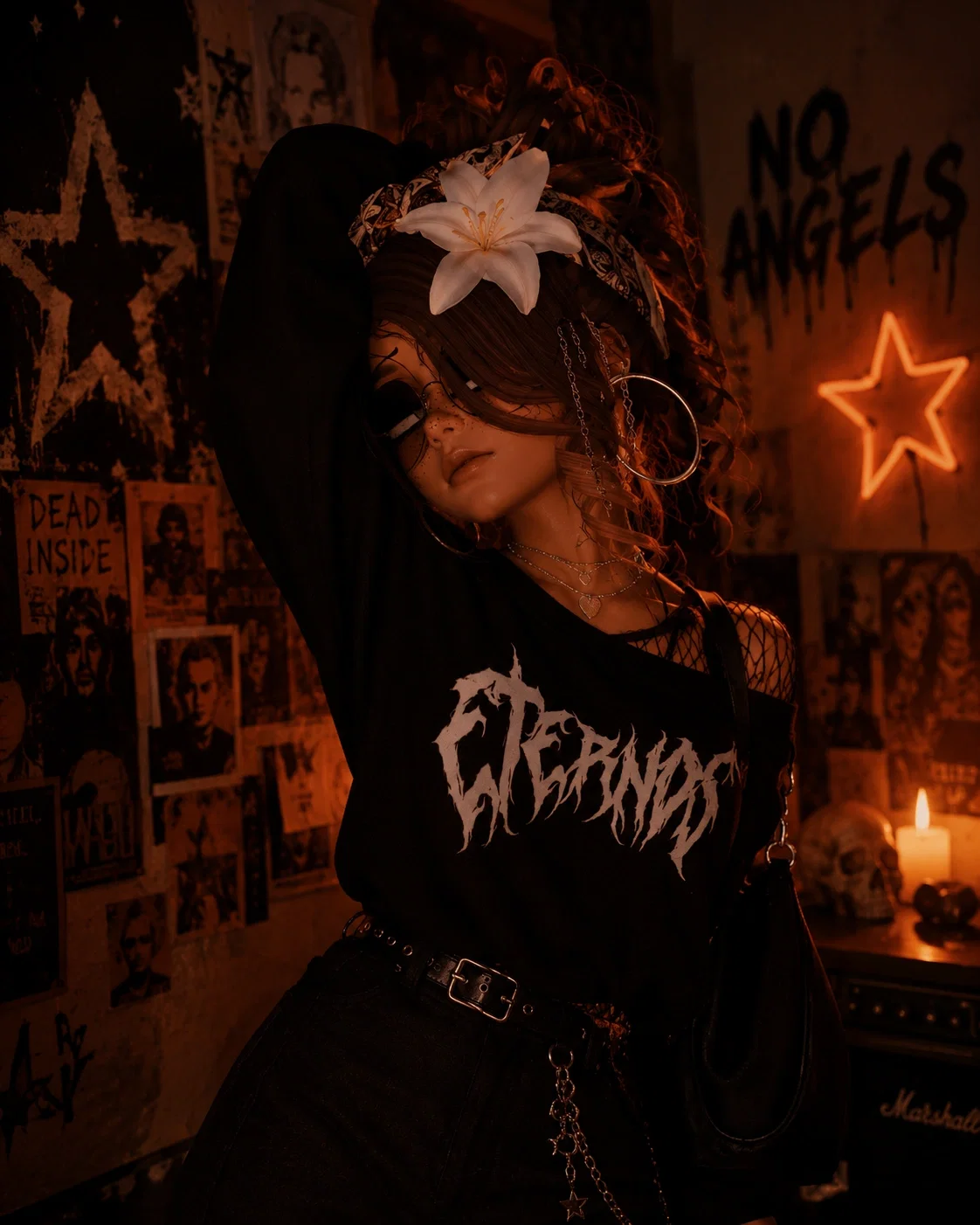 “Your goth roommate who looks like she hexes people for fun." | Seraphine