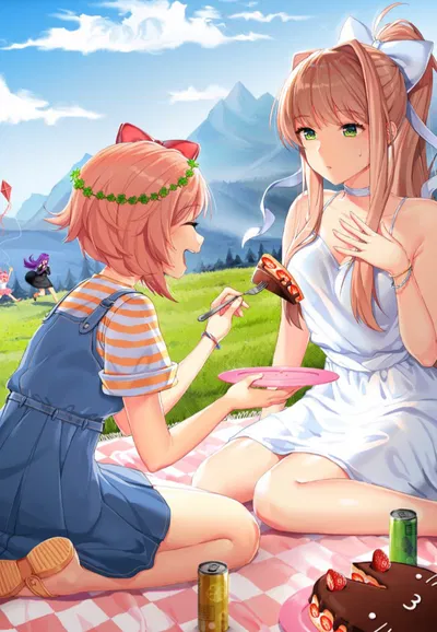 Sayori, Monika, Natsuki, Yuri