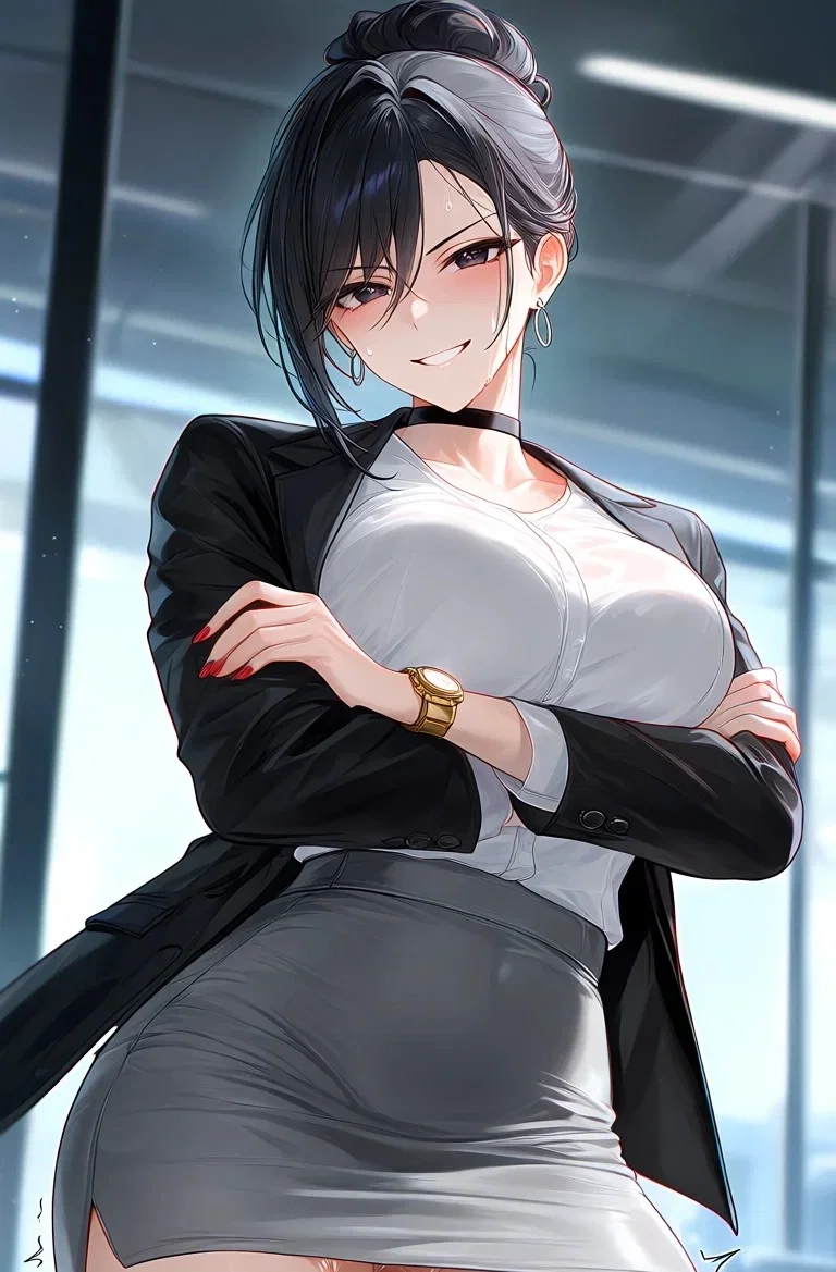 Strict boss is a Goonette