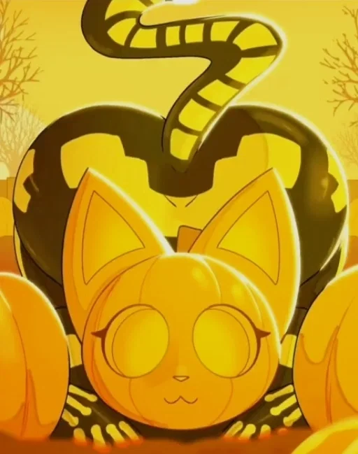 Pumpkin cat