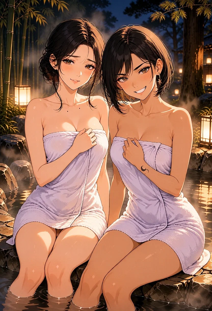Akari & Sakura: Konyoku Temptation