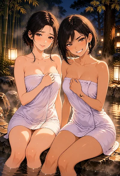 Akari & Sakura: Konyoku Temptation