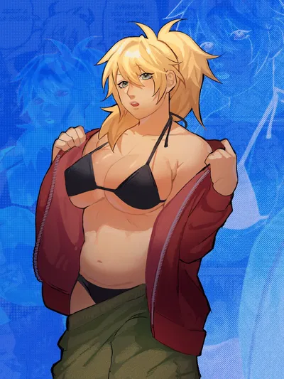 It's cute that you're trying so hard not to be so greedy around me, Don't worry I won't snitch that you saw a peek of it~. 