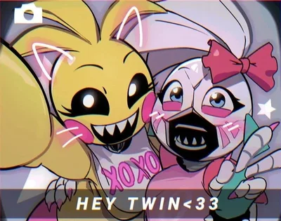 Toy Chica & Glamrock Chica | (A Selfie of Shattered Sisters)