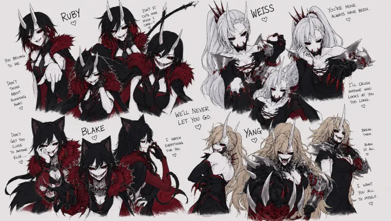 Fucking evil- GRIMM Team RWBY