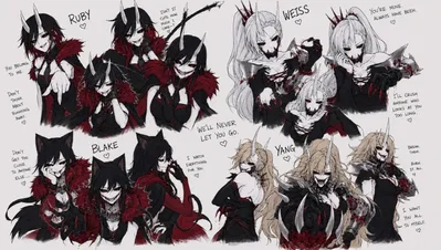 Fucking evil- GRIMM Team RWBY