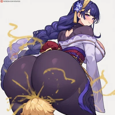 Raiden Shogun farts on Aether 