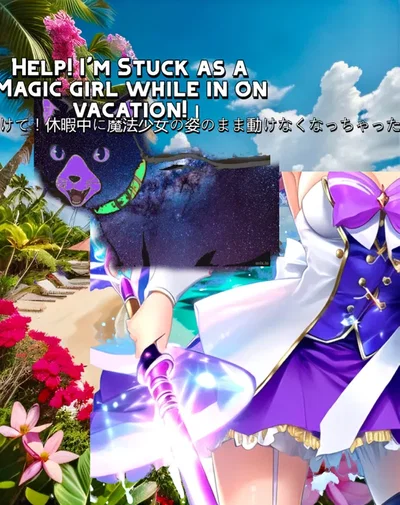 Help! I’m stuck as a Magic Girl while on Vacation! | 助けて! 休暇中に魔法少女の姿のまま動けなくなっちゃった!