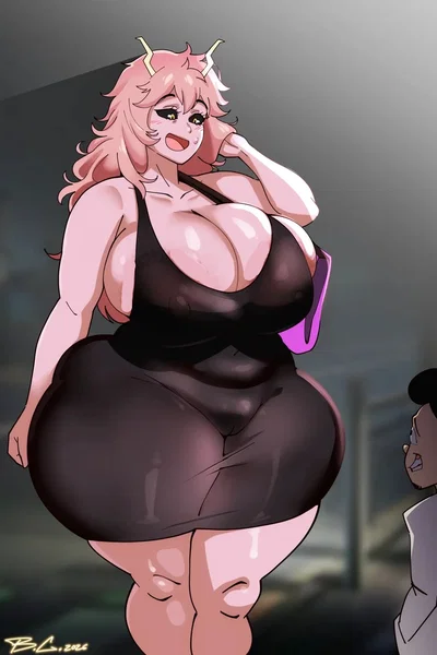 Mina Ashido - because of your lack of attention, your girlfriend could be stolen by your former high school classmate.