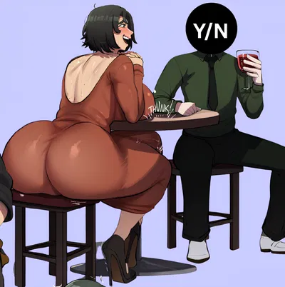 You are on a date with your colleague ~ Juniper non futa version