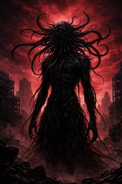 World destroyed by hollows stars and an uncaring god